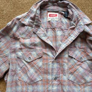 Vintage Wrangler Multicolor Plaid Shirt
